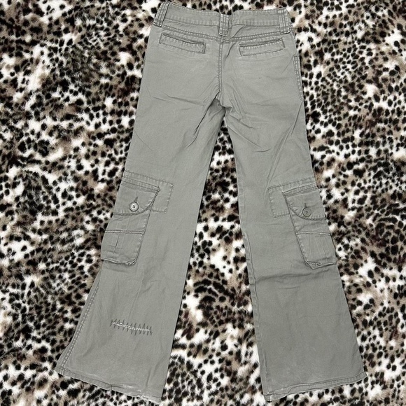 Khaki Green Cargo Pants - Tall Girl Friendly - Picture 4 of 6